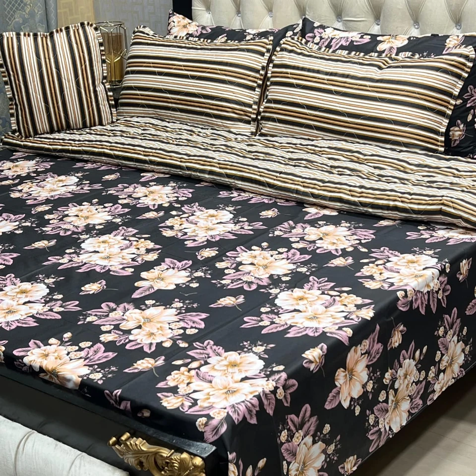 Khaadi and Alkaram 7-Piece Cotton Comforter Set