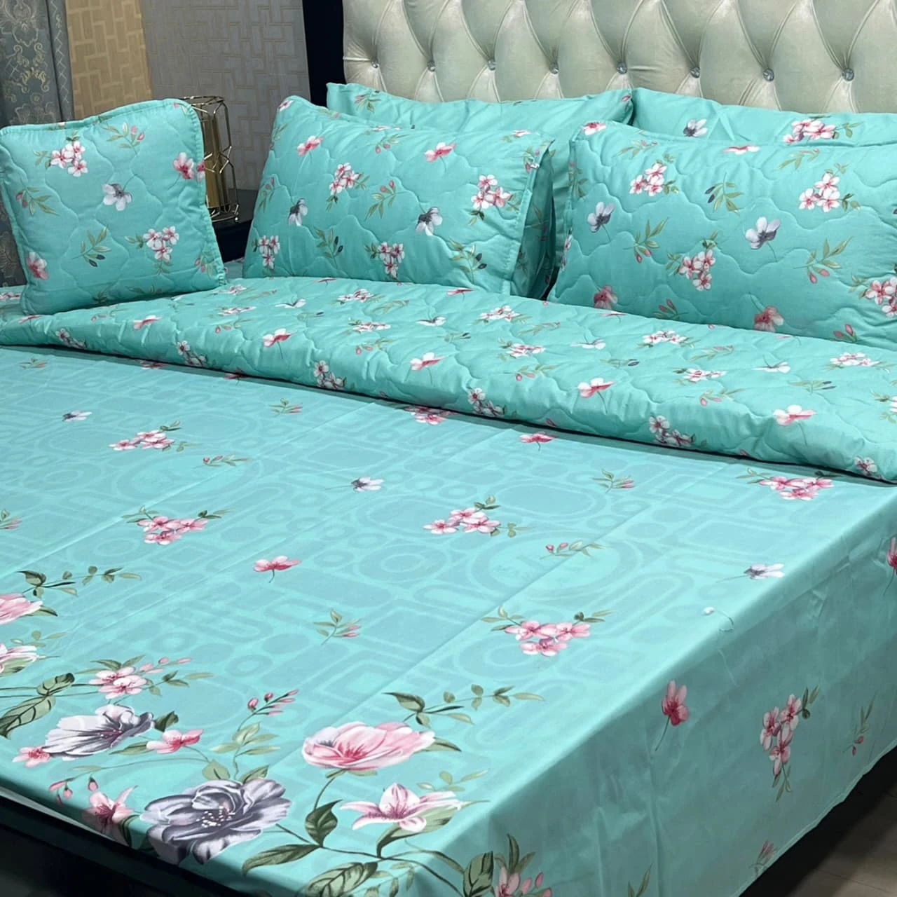 Khaadi and Alkaram 7-Piece Cotton Comforter Set