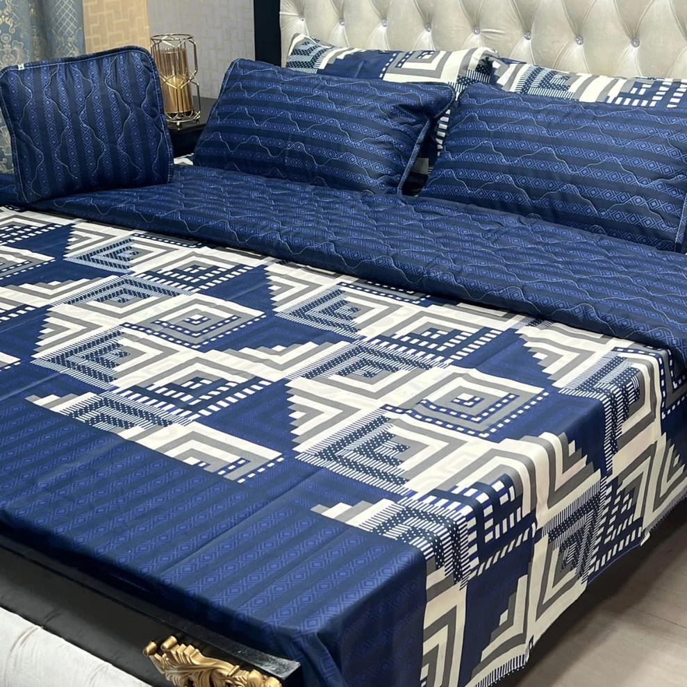 Khaadi and Alkaram 7-Piece Cotton Comforter Set