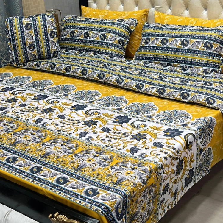 Khaadi and Alkaram 7-Piece Cotton Comforter Set