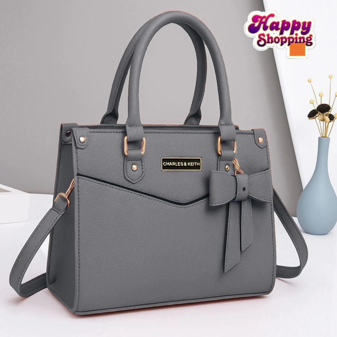 Grey Handbag