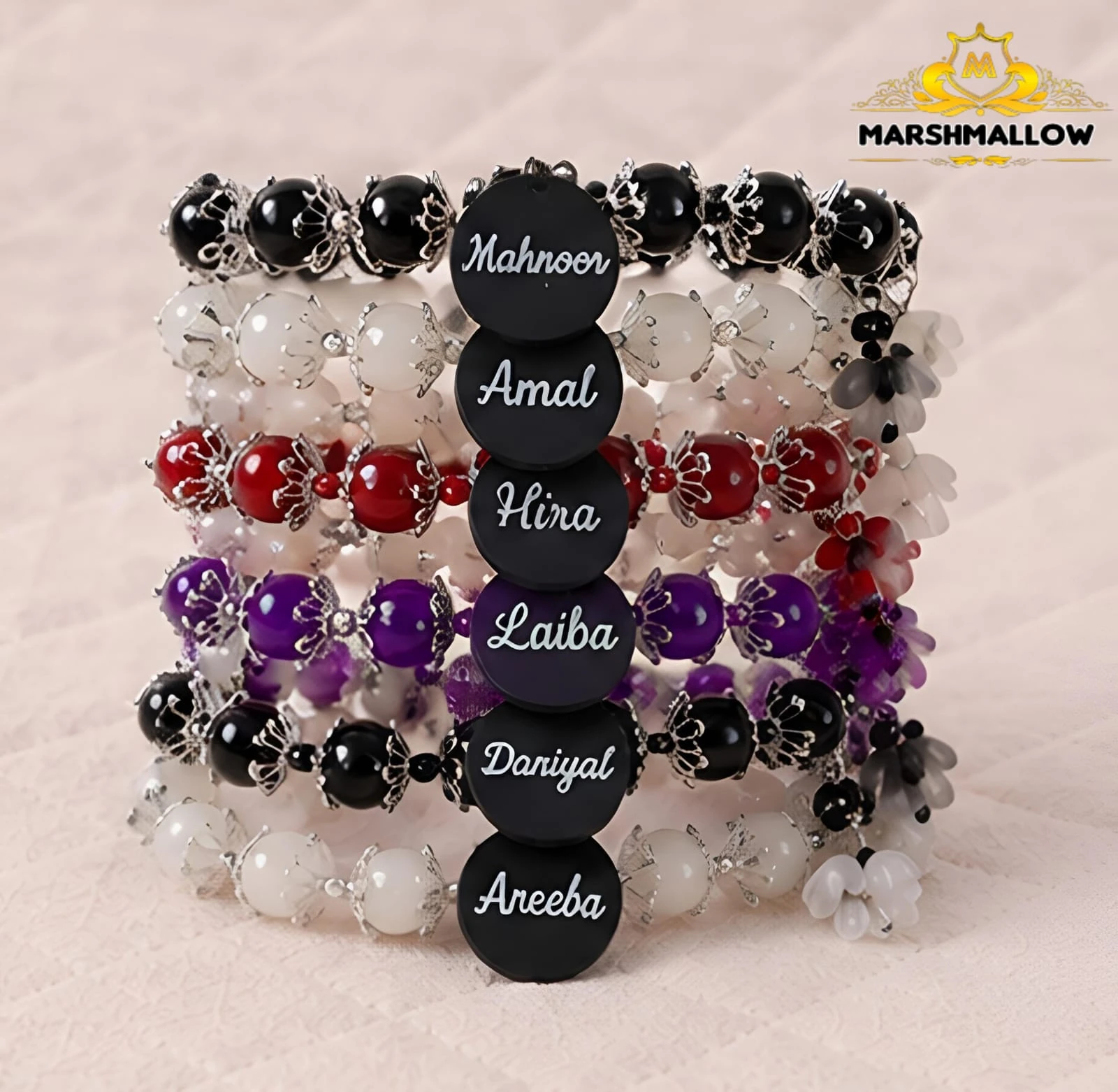 Customized Marbel Beads Bracelet